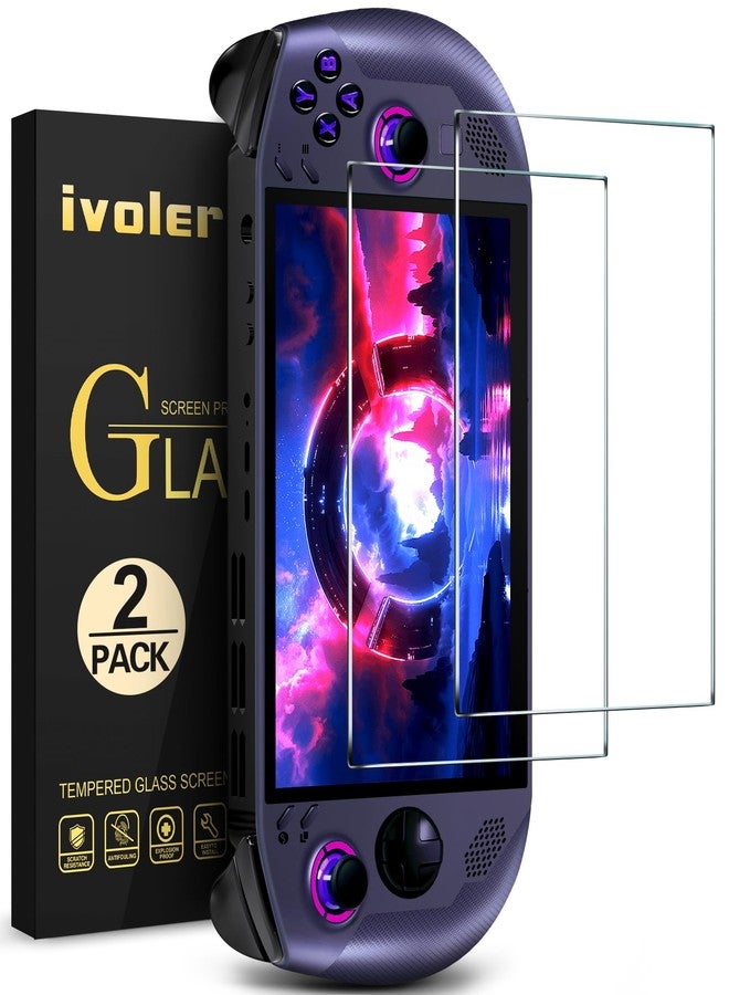 ivoler حماية شاشة ivoler عبوة 2 لجهاز Lenovo Legion Go S المحمول 2025، زجاج مقسى، تغطية كاملة 8 بوصة، شفاف فائق الدقة، مضاد للخدوش، مضاد لبصمات الأصابع - Image 1