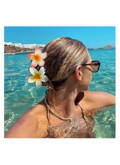 Multi color toka flower Hair clip