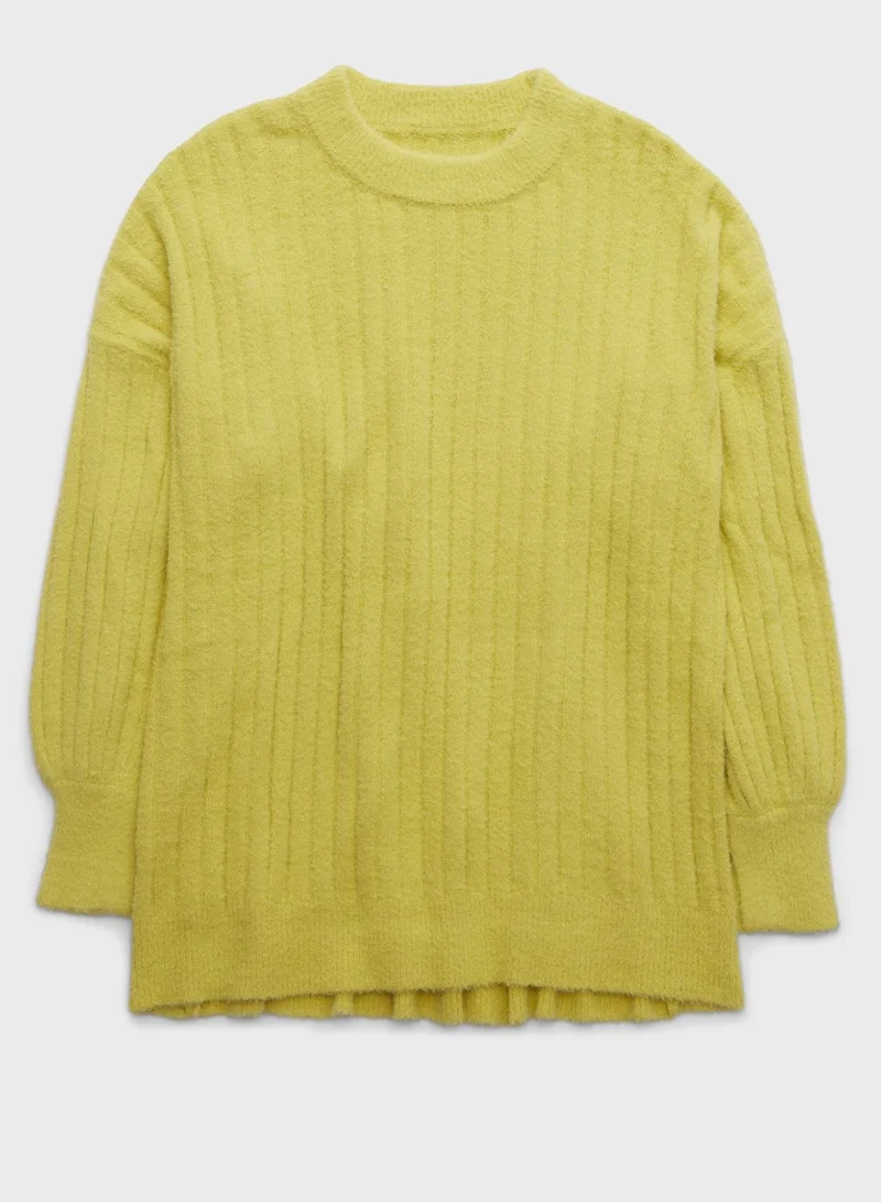 Aerie Crew Neck Knitted Sweater