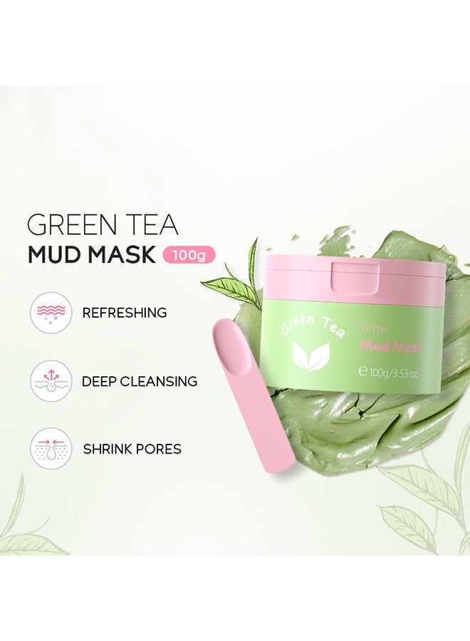 فيني قناع الطين بالشاي الأخضر من فينيي - 100 جرام - Image 2