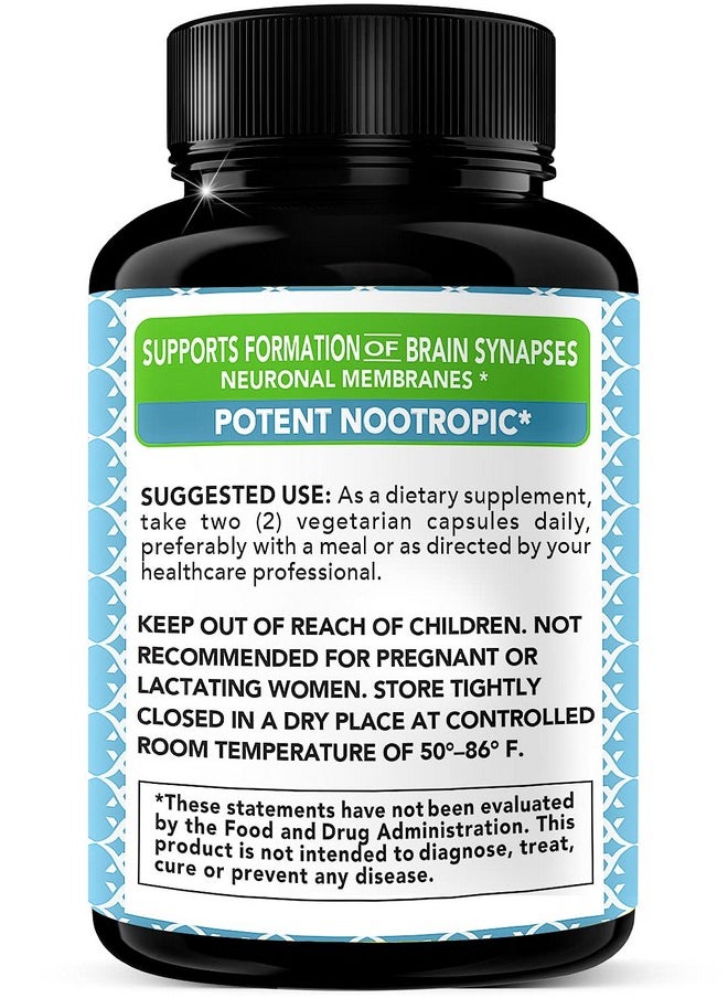 X Gold Health - Alpha Gpc Choline 600Mg + Uridine Monophosphate 300Mg2In1 Nootropic Supplement Helps Boost Focus Energy & Cognitive Performance Potent Mood Enhancer & Brain Focus Supplements 120 Veggie Capsules - Image 1