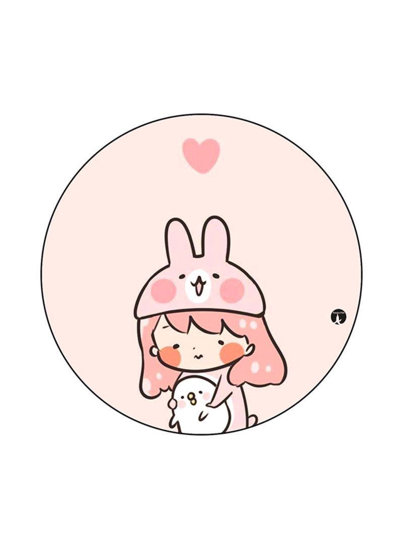 RKN A Girl Mouse Pad Pink