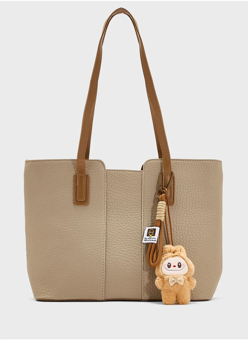 Ginger Mini Labubu Bag Charm
