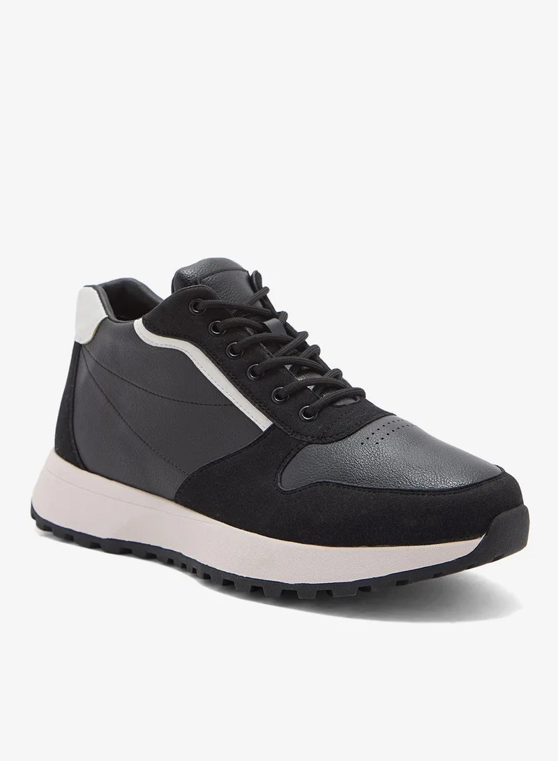 Robert Wood Smart Casual High Top Sneakers
