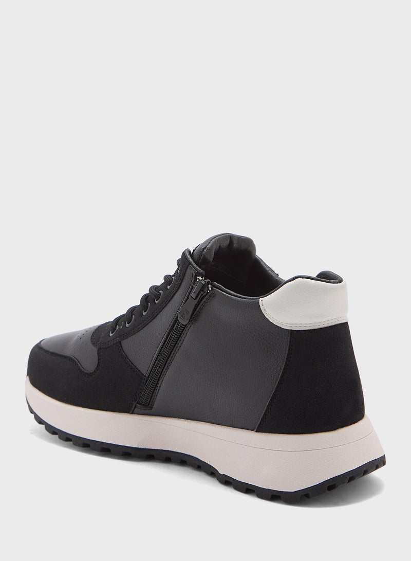 Robert Wood Smart Casual High Top Sneakers  - Image 3