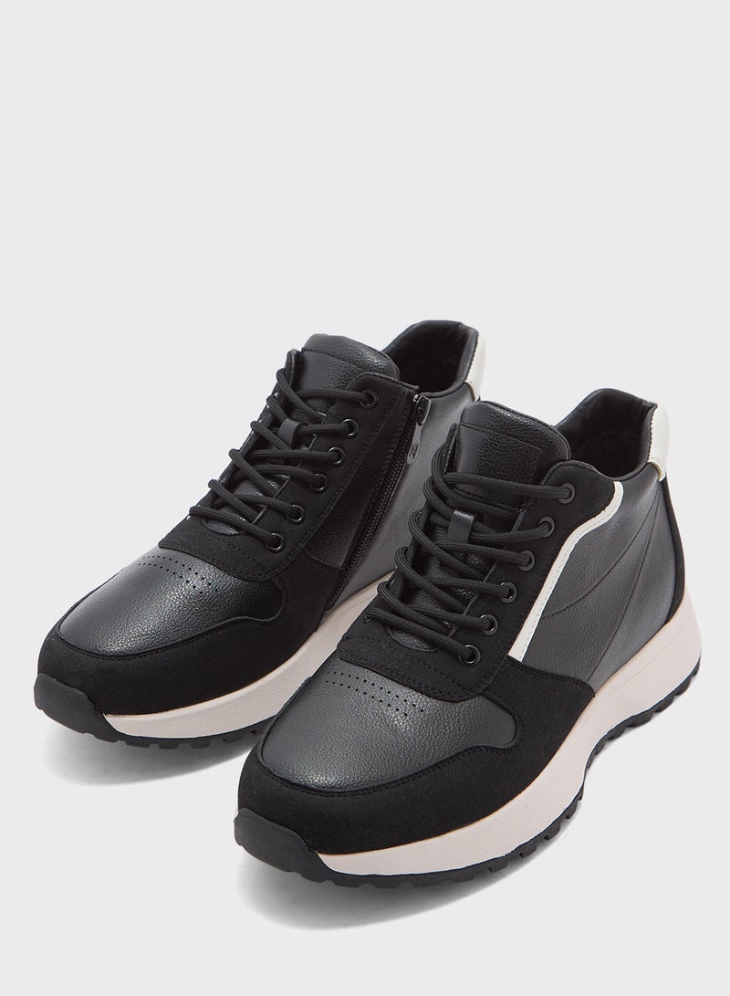 Robert Wood Smart Casual High Top Sneakers  - Image 4