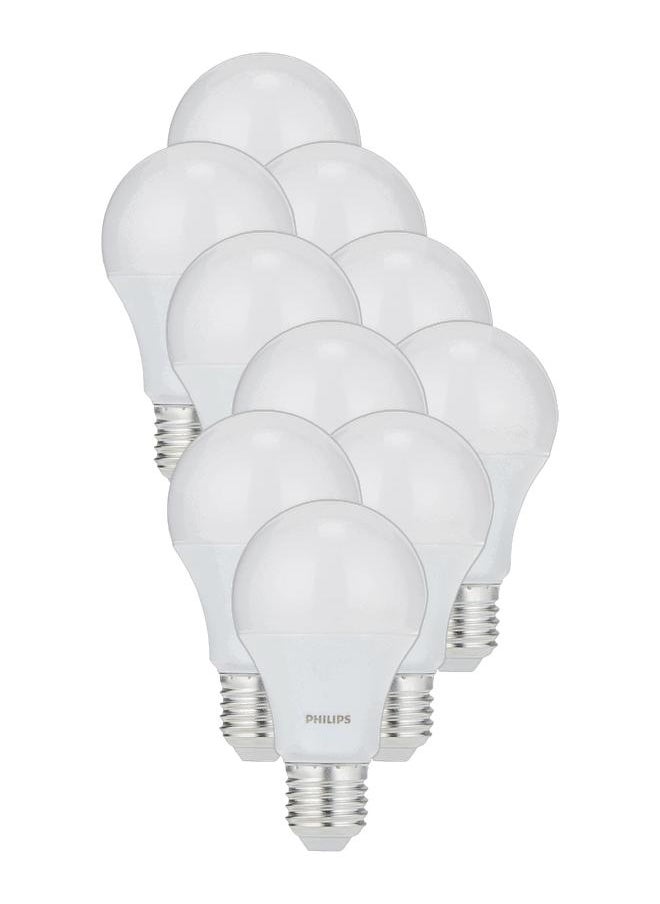 Philips LED Bulb 9W E27 6500K 230V, Cool Daylight (Pack of 10)  - Image 1