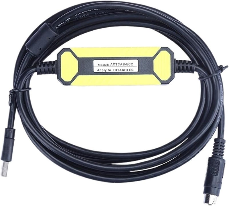 USB ACTCAB EC2 Programming Cable For EC Series PLC Data Download Communication - Image 2