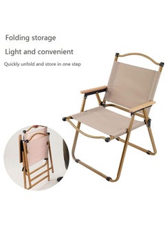 JCB CHIC Portable Folding Outdoor Camping Chair  Black  - Image 3