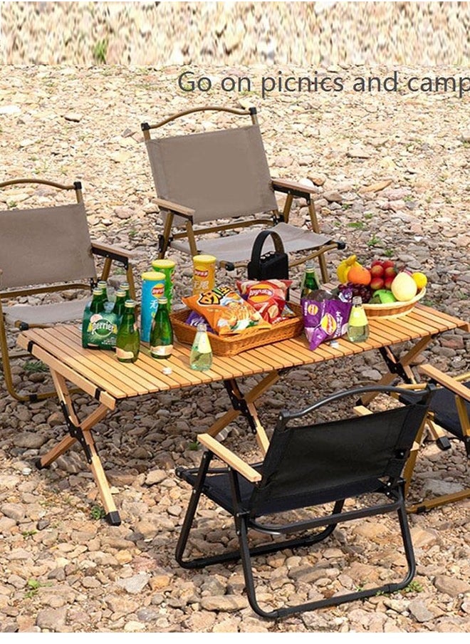 JCB CHIC Portable Folding Outdoor Camping Chair  Black  - Image 4