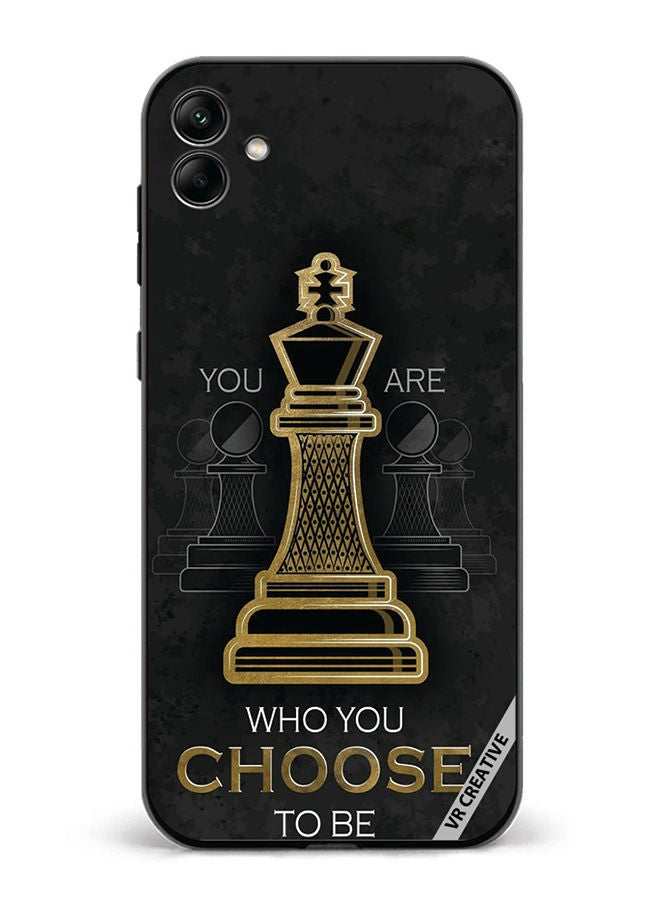 VR CREATIVE Protective Case Cover For Samsung Galaxy A04 You Are Who You Choose To Be Design Multicolour
