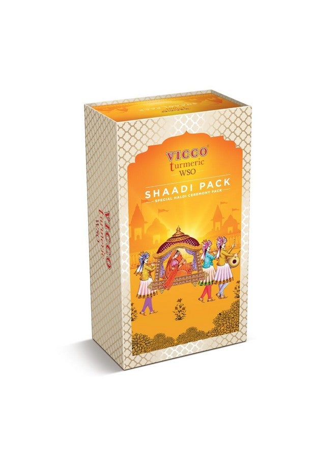 VICCO Turmeric Wso Shaadi Pack [200G | Pack Of 1]: Stain-Free, Ready-To-Use Ubtan For Haldi Ceremony (Shaadi Wali Haldi) - Image 5