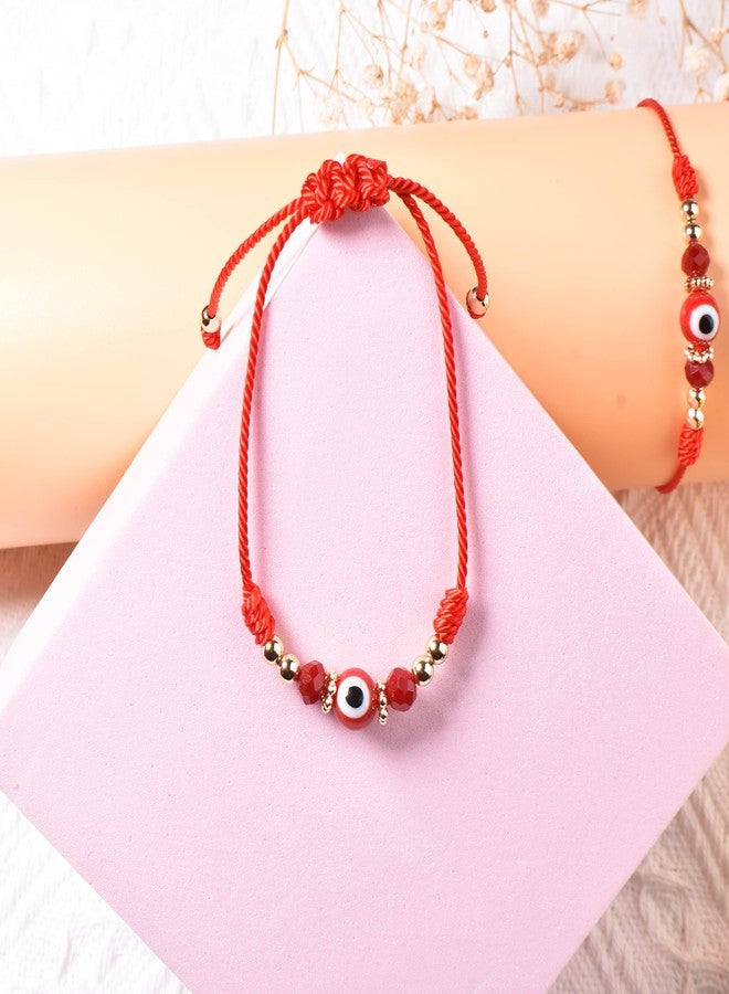 chorfla Evil Eye Bracelet Women Ojo Teen Red String Bracelet Protection Knot Bracelet Anklet Gift Christmas Red Rope Thread Kaballah Good Luck Bracelet Daughter Niece Friend Bff Sister - Image 5