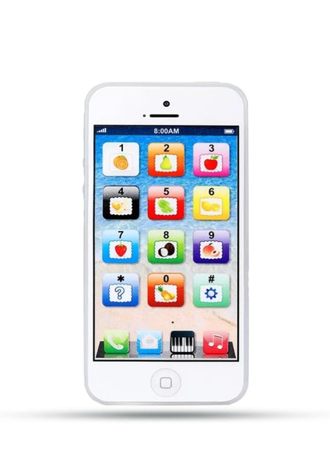 BELLSBERRY هاتف تعليمي تفاعلي للأطفال - موبايل موسيقي وتعليمي باللغة الإنجليزية - Image 1