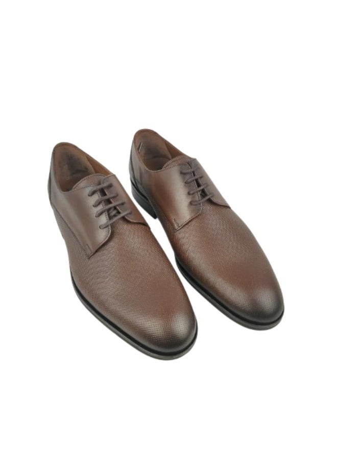 Levent Classic Printed Leather 
Lace Up Shoes - Image 1