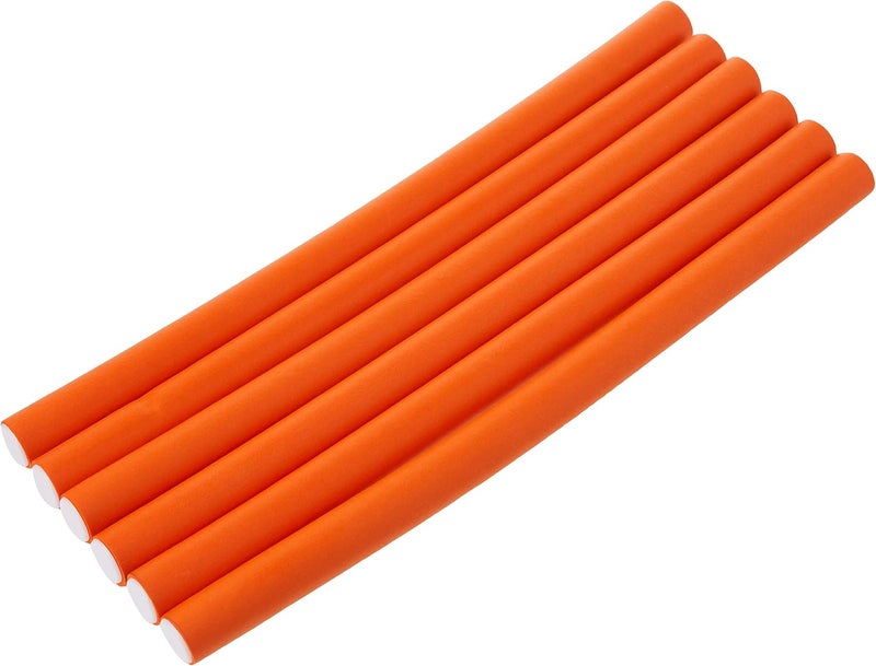 Diane Twist-Flex Rods in Orange - 5/8" Curling Rods for Hair Styling - Image 2