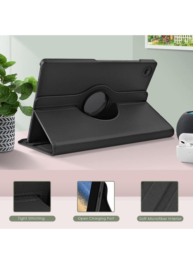 Lion Store Samsung Galaxy Tab A9 Plus Case, 360-Degree Rotatable, 11 Inch 2023 (SM-X210, SM-X215, SM-X216B), PU Leather Cover, Auto Wake/Sleep Feature (Black) - Image 5