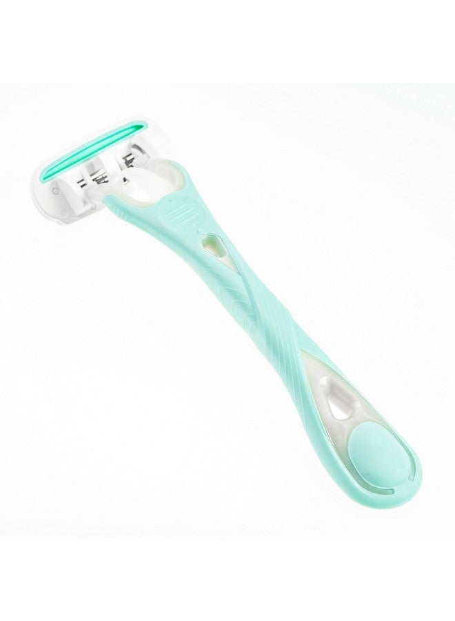 About Face Bout Face Body Kai Complete 4Blade Shaving System For Women; Minimizes Nicks & Cuts; Contains 9 Refill Cartridges & 2 Reusable Handles 1 Count (Pack Of 1) - Image 3