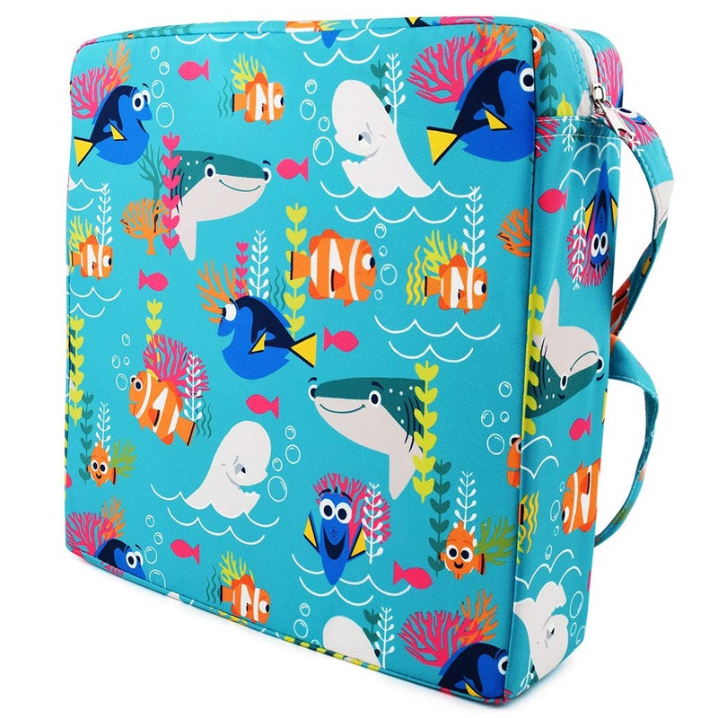 Sunmall Dining Chair Heightening Cushion Portable Dismountable Adjustable Highchair Booster for Baby Toddler Kids Infant Washable Thick Chair Seat Pad Mat Green Ocean