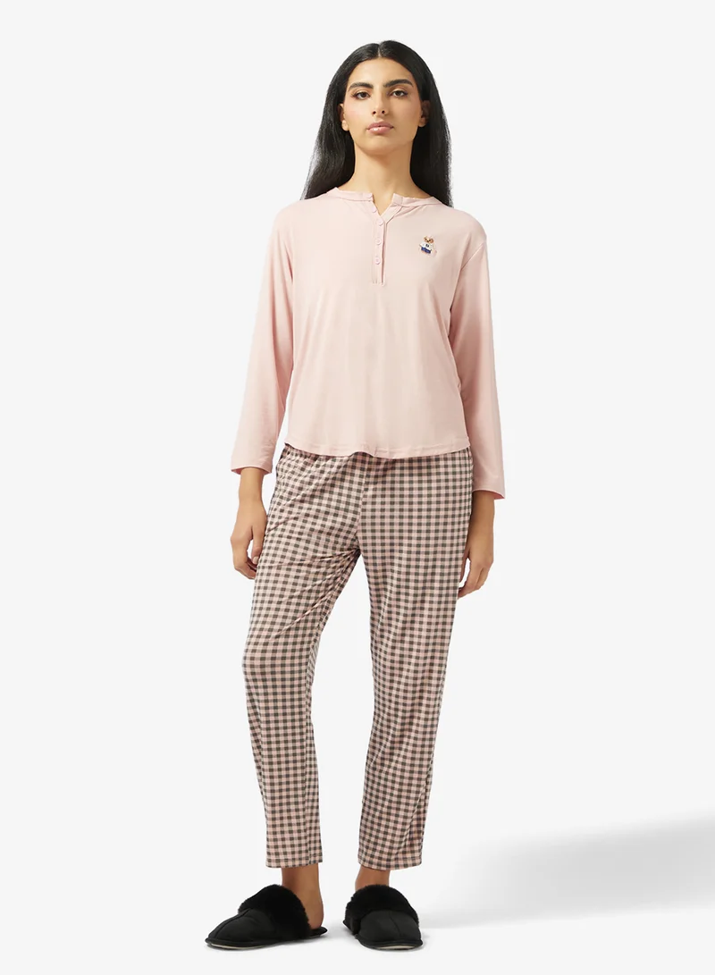 Ella  Printed Pyjama Top & Pant Set for Women | Best Price UAE