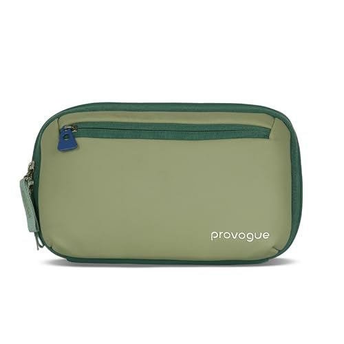 Provogue Vault Tech Organizer Pouch, Gadget Organiser for Travel, Office & Daily Use, Storage Case for Cables, Chargers & Hard Disk, Compact Electronics Organizer for Men & Women, Sage Green - Image 1