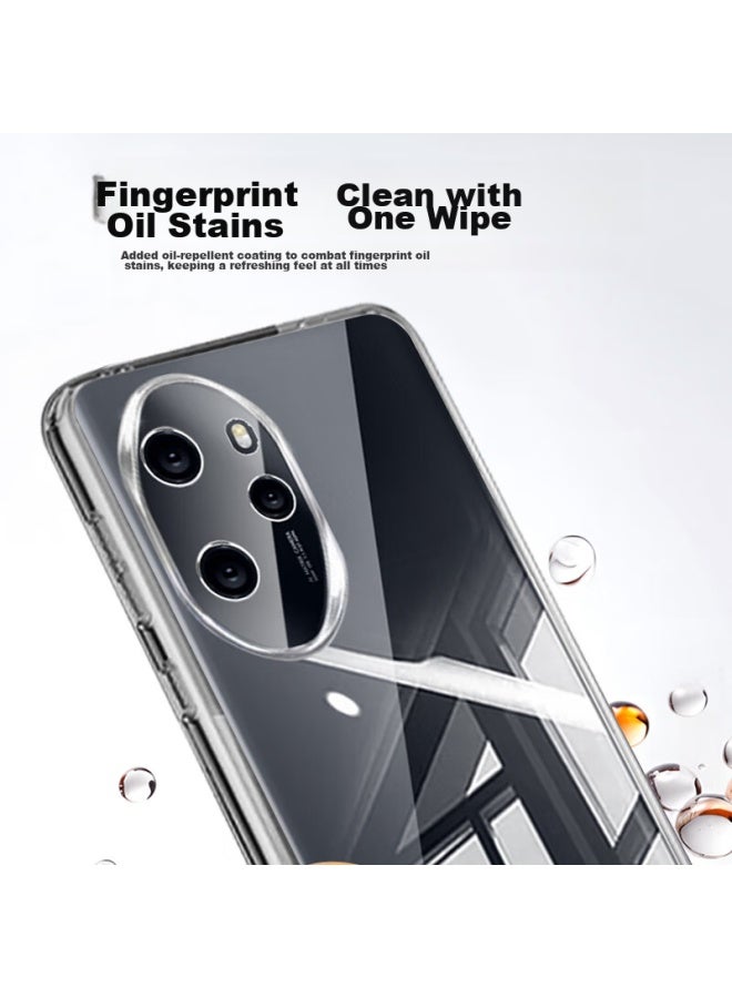 Koolife Case For Honor 100 Pro, Protective Cover For Huawei Honor 100 Pro, Full Lens Protection, Simple Skin-friendly Transparent Soft Shell, Fingerprint-resistant Back Cover - Image 5