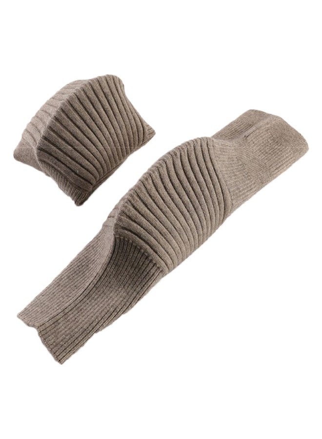 BXT Knee Warmers for Pain Relief, Thermal Knee Brace for Senior Sleeping, Stretchy Knitted Leg Sleeve Wrap - Image 1