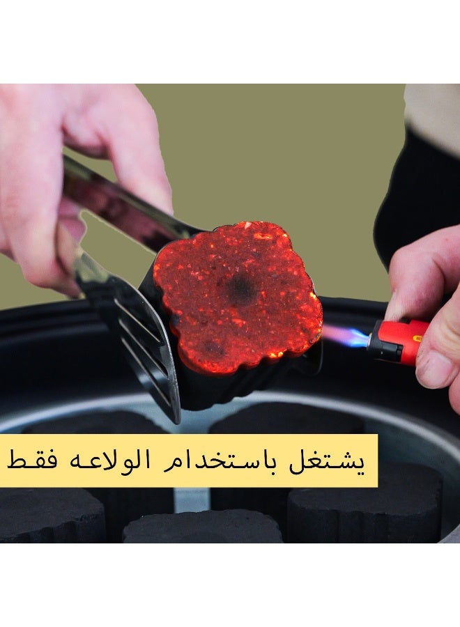 أف واي سي فحم الشواء اف واي سي، سريع الاشتعال، مصنوع من شجرة التفاح الطبيعية، عديم الرائحة، يدوم حتى 3 ساعات متواصلة، كل علبة تحتوي على 12 مكعب، الكمية: 3 علب. - Image 4