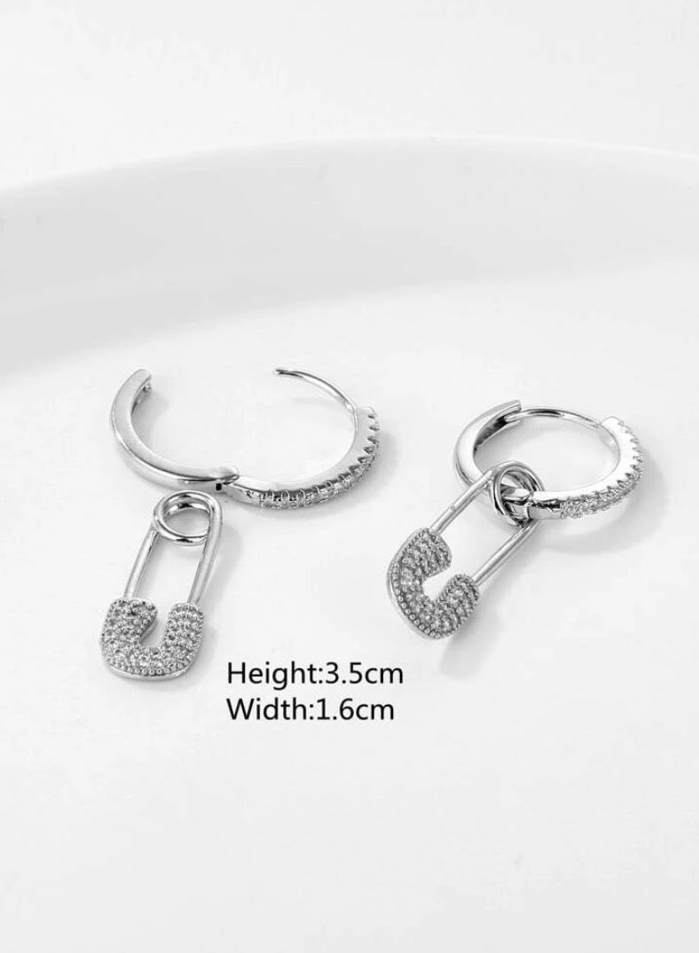 إيكوال حلق اذن نسائي بتصميم عصري وعالي الجودة مرصع بالزركون - Image 3