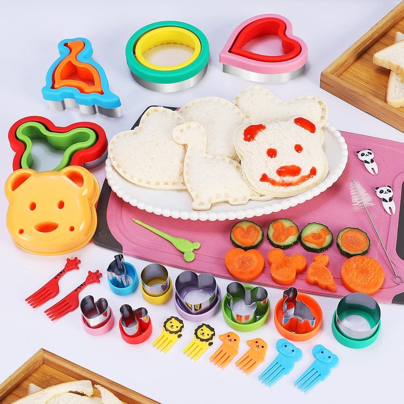 25 Pcs Sandwich Cutter and Sealer Set for Kids Lunch - Image 3