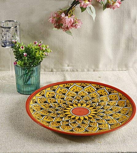 Caffeine Ceramic Handmade Orange Morocco Combo Dinner Set (10 pcs.) - Image 5