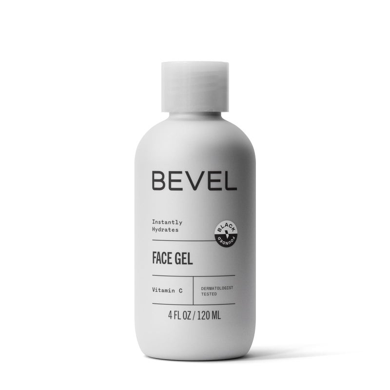 Bevel Face Moisturizer for Men with Vitamin C and Tea Tree Oil, Clear, Lightweight Face Lotion Gel, Improves Dry, Oily and Sensitive Skin, 4 Fl Oz (Packaging May Vary) - Image 1