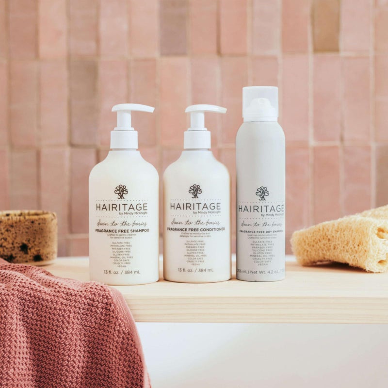 Hairitage Down to the Basics Fragrance-free Conditioner Formulated with Chamomile + Sunflower Seed Oil - Ultra-Mild + Moisture Rich - For Sensitive Scalps - No Artificial Perfumes, 13 oz - Image 5