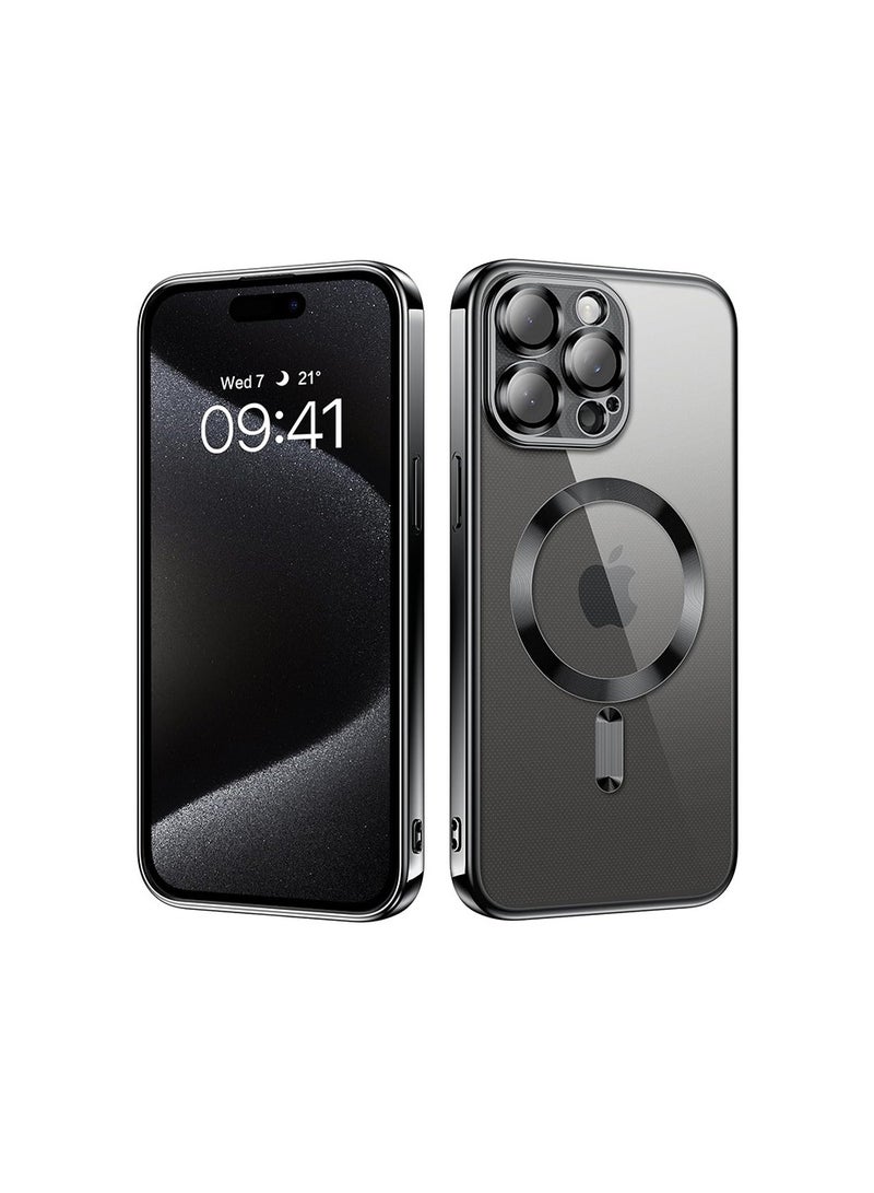 New Clear Protective Case for iPhone 15 Pro with Fast Wireless Charging and Camera Protection