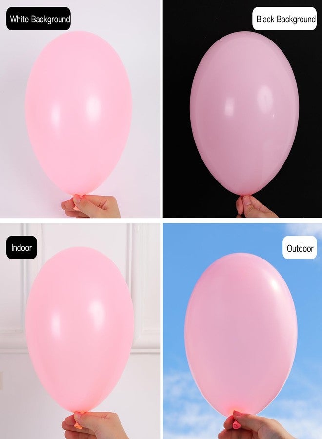 RUBFAC 120pcs Pastel Pink Balloons 12 Inches Latex Balloons, Matte Light Pink Balloons for Birthday Baby Shower Graduation Anniversary Wedding Party Supplies Garland Arch Decoration - Image 3
