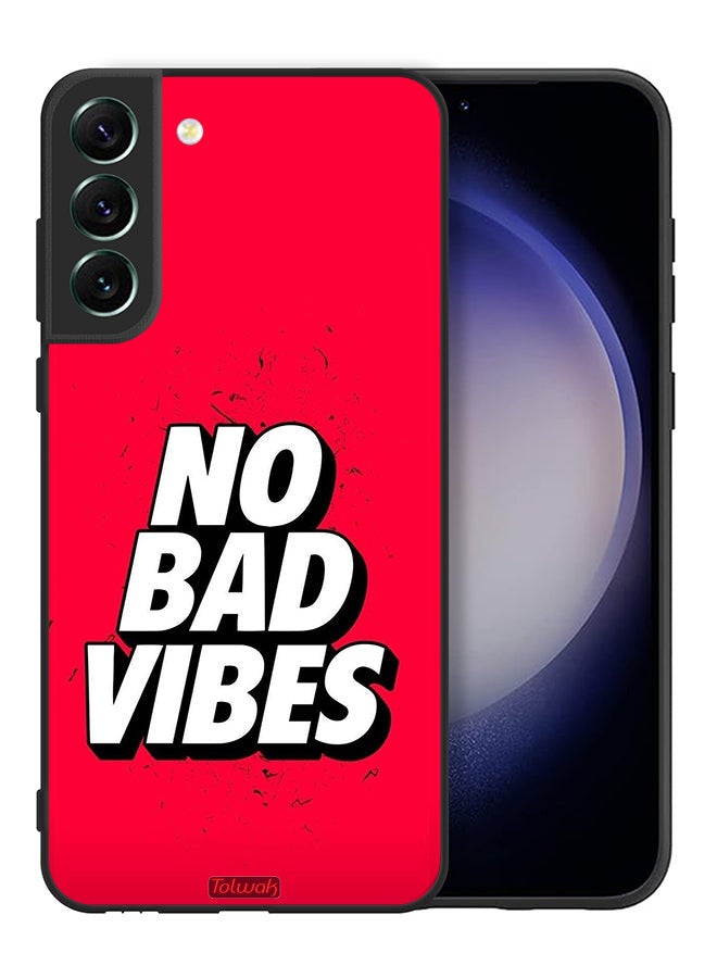 Tolwak Samsung Galaxy S21 Plus 5G Protective Case Cover No Bad Vibes - Image 2