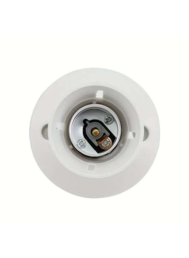 1pc White Plastic Lamp Base Converter Adapter 85V 265V Ceiling Wall Mount - Image 5