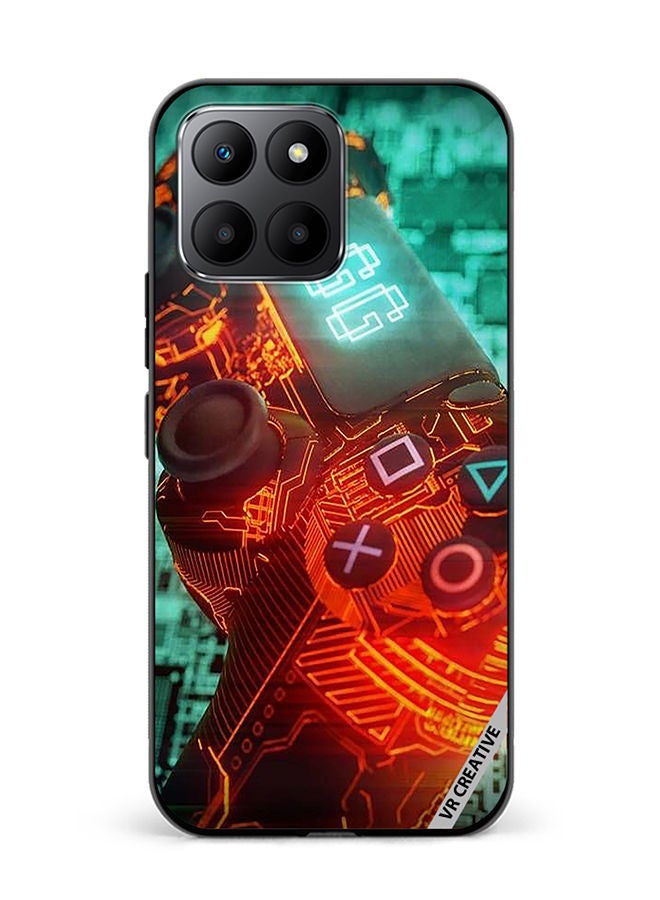 VR CREATIVE Protective Case Cover For Honor 70 Lite Ps4 Controller Design Multicolour - Image 1