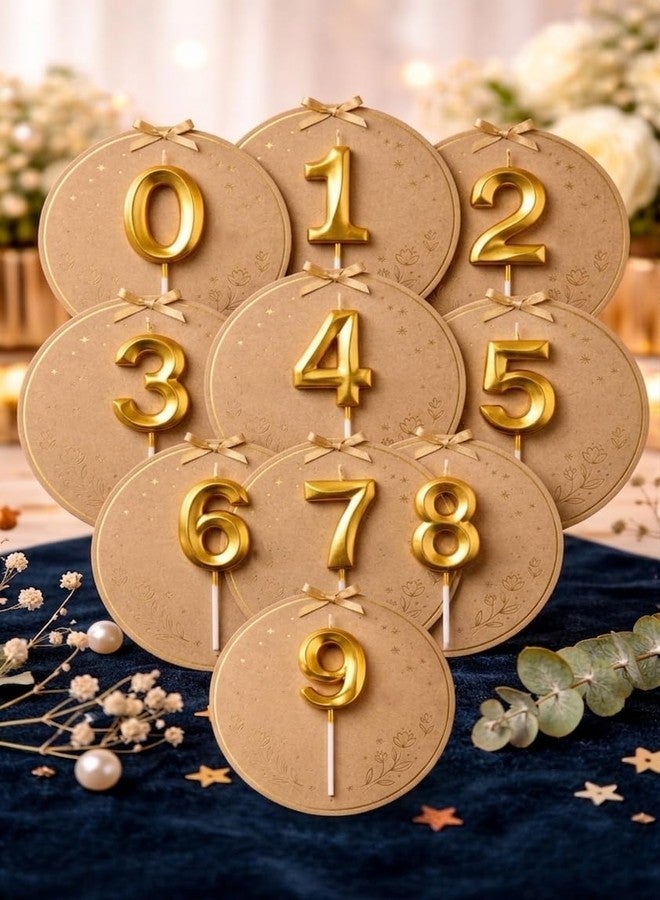 TREND N ART Premium 1 Number Birthday Candle, 3D Glitter Cake Candles for Birthday Party Decoration, Smokeless Long Burning Number Candle for Kids & Adults Celebration Cake Topper (Number 1) - Image 2