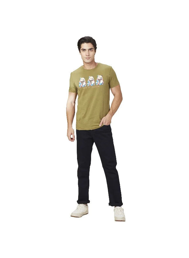 Being Human Mens Dark Tone Boot Cut Fit Denims