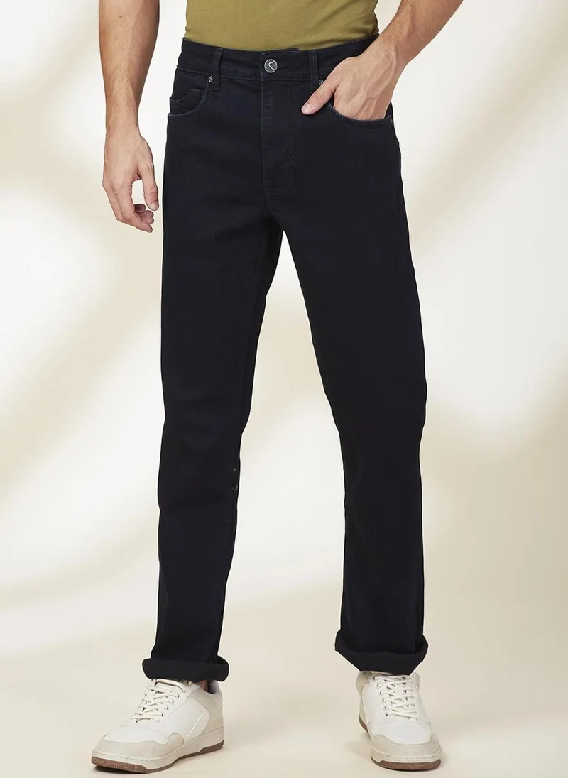 Men Classic Slim Fit Mid-Rise Stretchable Jeans