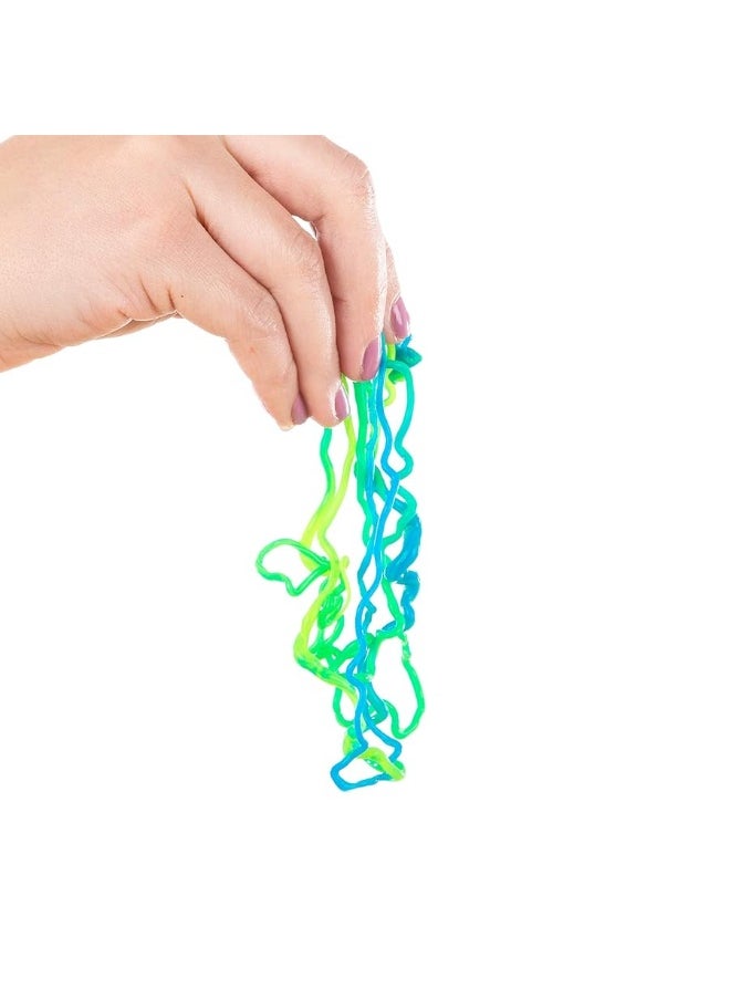 Steve Spangler Science - Steve Spangler Science String Slime Starter Kit, Includes Blue and Yellow (3.4 oz. Each) â€“ DIY Slime Science Experiment Kit for Kids, Explore and Teach Science of Polymers, Exciting STEM Activity - Image 1
