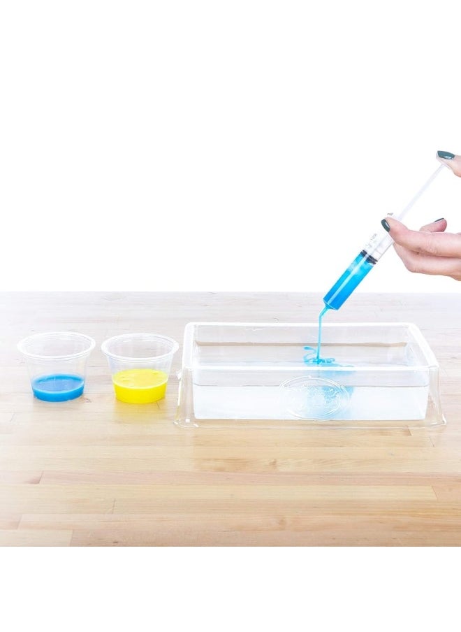 Steve Spangler Science - Steve Spangler Science String Slime Starter Kit, Includes Blue and Yellow (3.4 oz. Each) â€“ DIY Slime Science Experiment Kit for Kids, Explore and Teach Science of Polymers, Exciting STEM Activity - Image 1