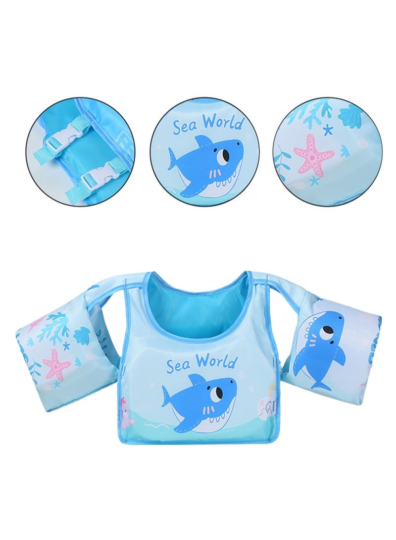 SYOSI Toddler Swim Vests for Pool Beach Boats 60LBS, Kids Puddle Jumper Baby Life Jacket Toddler Swimming Aid Children's Floaties Preschool Swim Gear Child Life Vest Kids Buoyancy Vests Toddler Swim Gear - Image 3