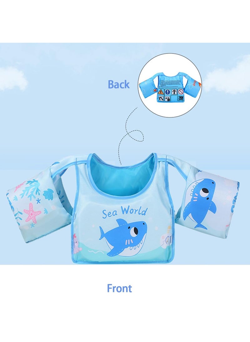 SYOSI Toddler Swim Vests for Pool Beach Boats 60LBS, Kids Puddle Jumper Baby Life Jacket Toddler Swimming Aid Children's Floaties Preschool Swim Gear Child Life Vest Kids Buoyancy Vests Toddler Swim Gear - Image 4