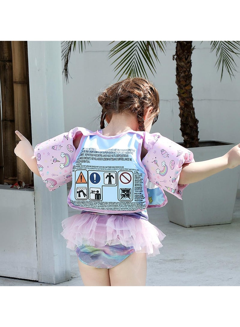 SYOSI Toddler Swim Vests for Pool Beach Boats 60LBS, Kids Puddle Jumper Baby Life Jacket Toddler Swimming Aid Children's Floaties Preschool Swim Gear Child Life Vest Kids Buoyancy Vests Toddler Swim Gear - Image 5