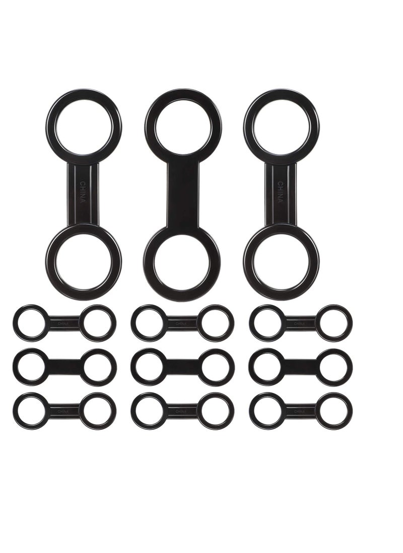 Excefore Silicone Snorkel Strap Keeper, Dive Lock Kit, 12 Pcs Dive Universal Plastic Clip, Snorkel Mask Strap Keeper Tube Holder, Attachment Gear Spare Part Accessories  - Image 1