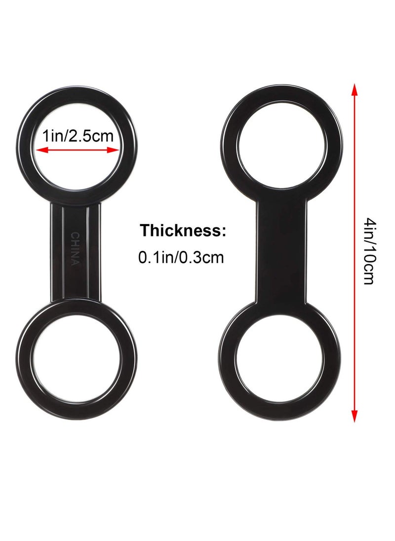 Excefore Silicone Snorkel Strap Keeper, Dive Lock Kit, 12 Pcs Dive Universal Plastic Clip, Snorkel Mask Strap Keeper Tube Holder, Attachment Gear Spare Part Accessories  - Image 2