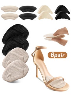 Sweet Life 6 Pairs Shoe Filler High Heel Cushion Pads Adjustable Toe Inserts Front Insoles  - Image 1