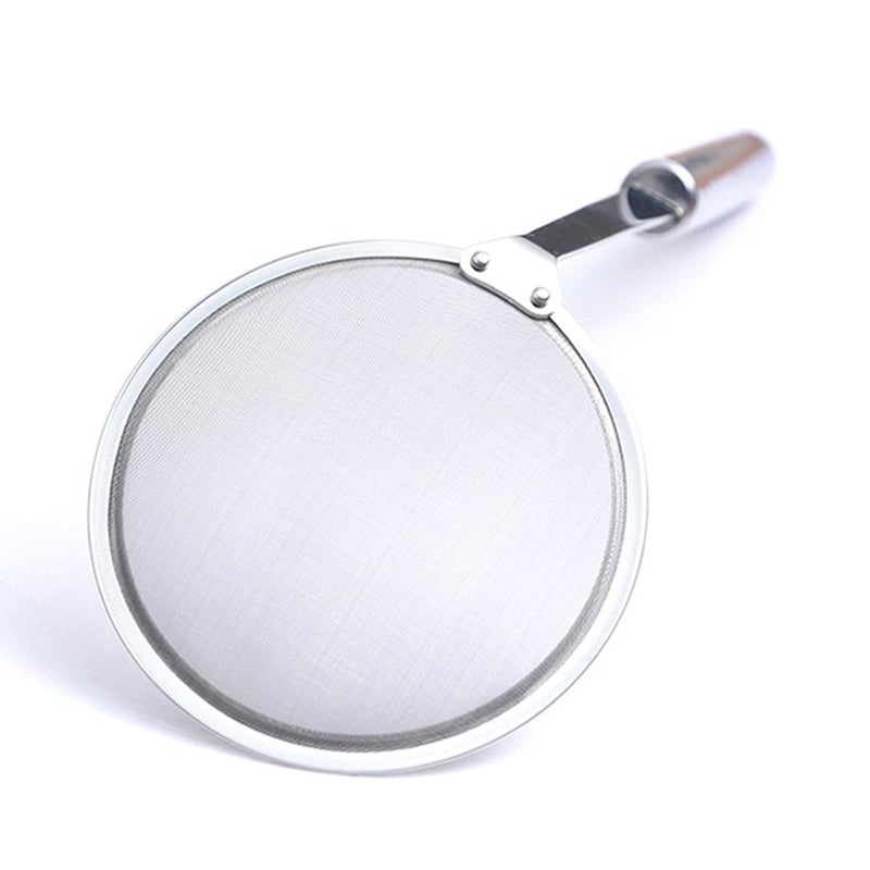 TEMCHY TEMCHY Hot Pot Fat Skimmer Spoon - Stainless Steel Fine Mesh Strainer for Skimming Grease and Foam  - Image 2